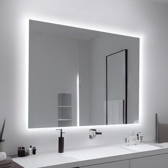 Oglindă Shape 04 +  ambilight  - Fotografie 8 Oglindă Shape 04 +  ambilight  - Fotografie 8