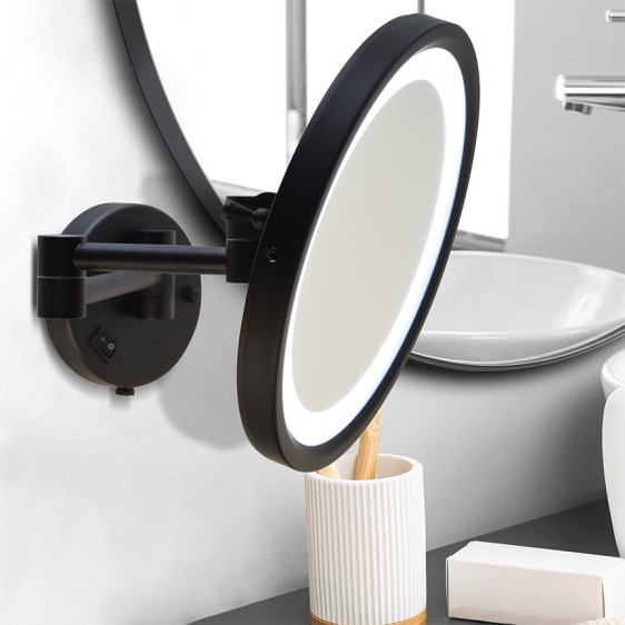 Oglindă cosmetică Zoom 04 Black - Fotografie 7