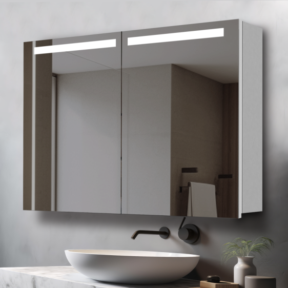 Dulap cu oglindă Benedetto + Bluetooth - Fotografie 7