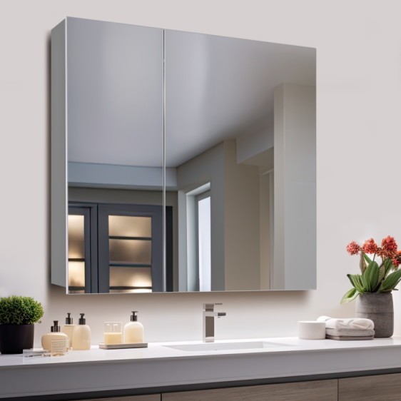 Dulap cu oglindă Atlant 201 70x70 - Fotografie 6