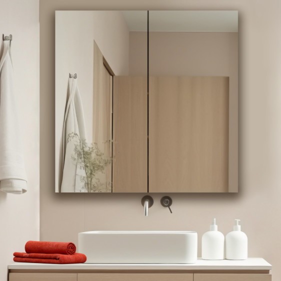 Dulap cu oglindă Atlant 201 70x70 - Fotografie 7