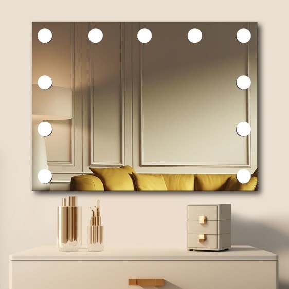 Oglindă de machiaj Hollywood New - Fotografie 3