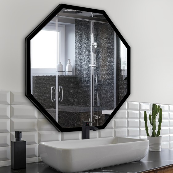 Oglinzi Octagon Alu Black - Fotografie 6