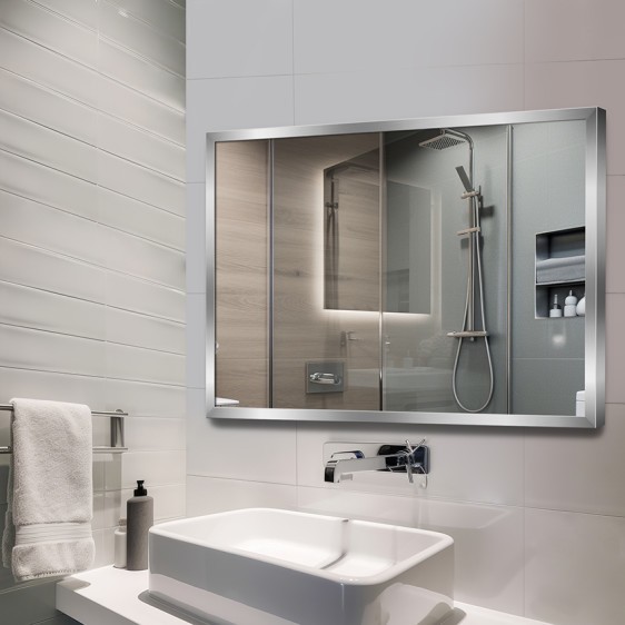 Oglindă alu 001 Chrome - Fotografie 6 Oglindă alu 001 Chrome - Fotografie 6