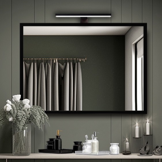 Oglindă alu 001 + Consol 01 Black - Fotografie 7