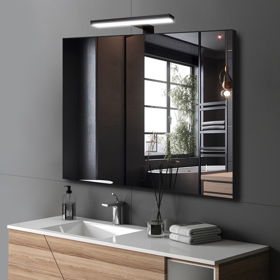 Oglindă alu 008 + Consol 01 Black - Fotografie 9