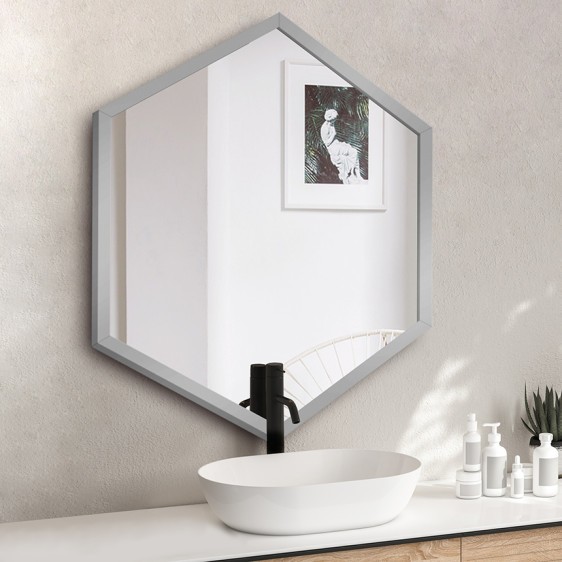 Oglindă Hexagon Alu - Fotografie 7