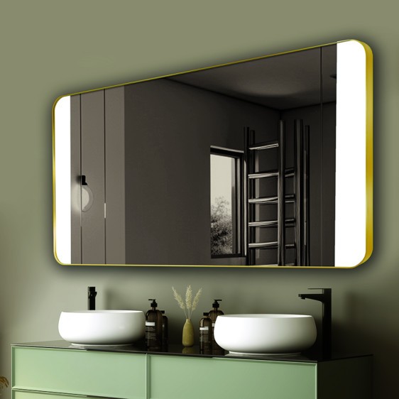 Oglindă Sabina Inox Gold - Fotografie 6 Oglindă Sabina Inox Gold - Fotografie 6