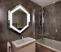 Oglindă Hexagon LED - Fotografie 3