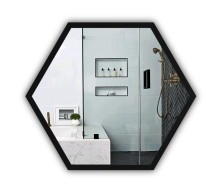 Oglinzi Hexagon Alu H Black