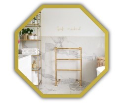 Oglinzi Octagon Alu Gold